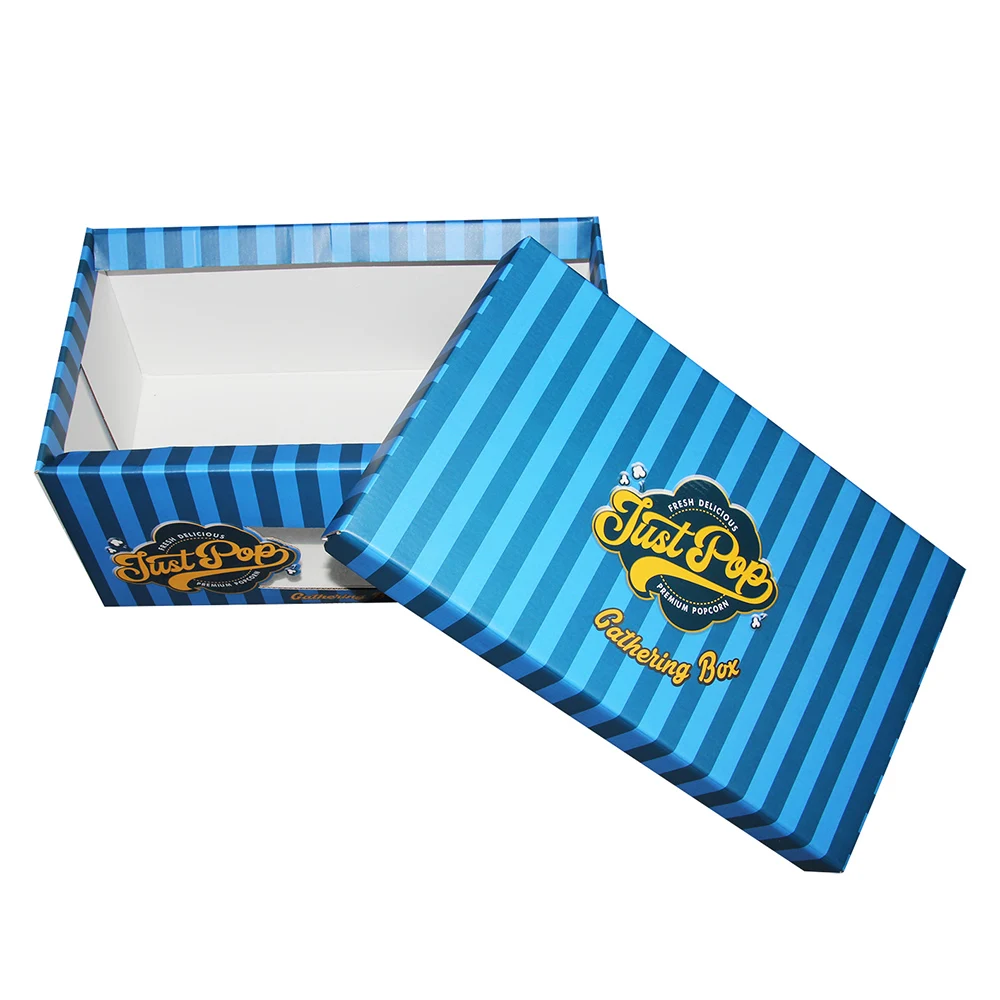 Free Stock Sample Custom Logo Printed Cardboard Christmas Giftbox Folding Rigid Jewelry Corrugated Kraft Paper Box Packaging Box