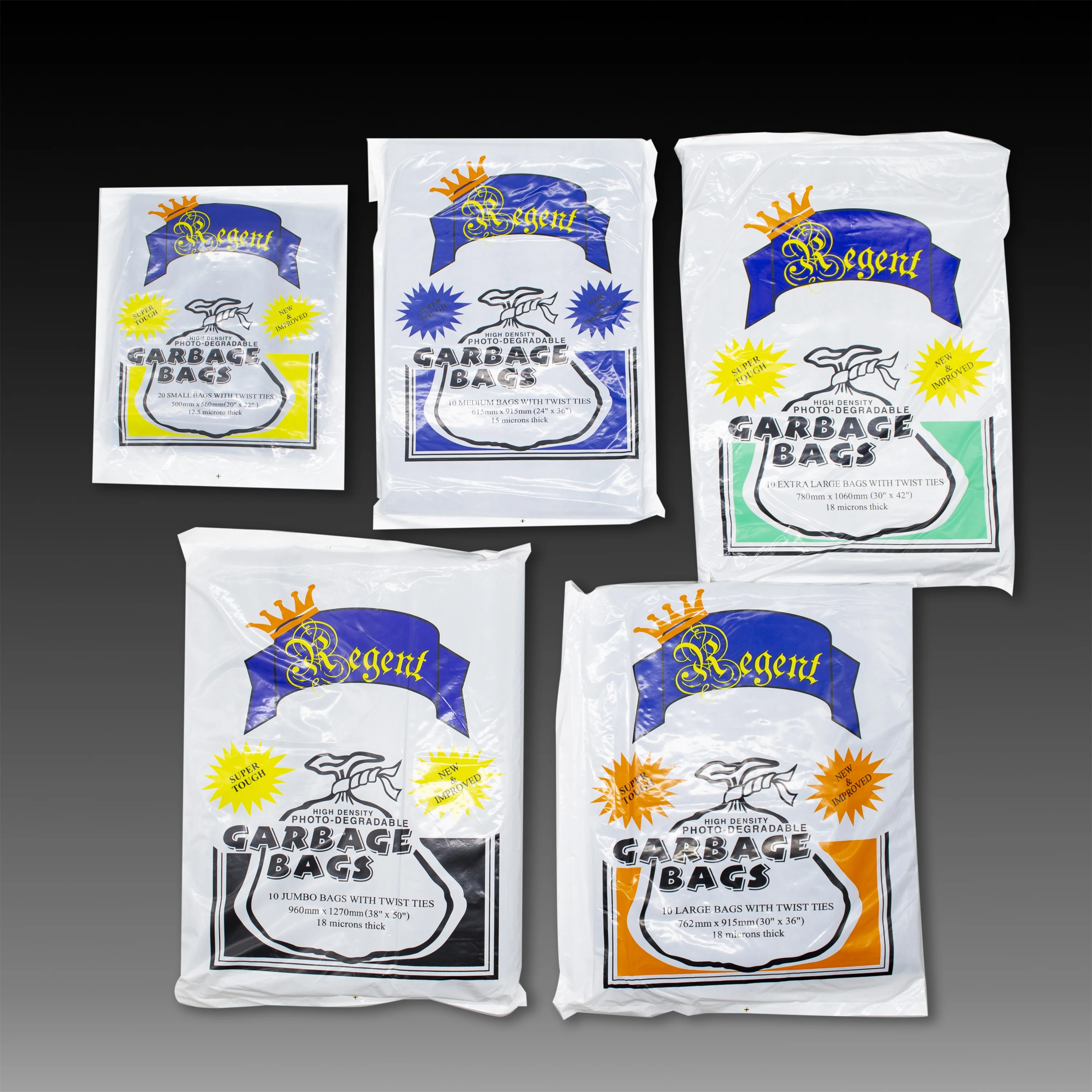 Wholesale Big Black Trash Bags Bolsas De Basura Garbage Bag Sachet En Plastique Plastic Bin liners Sacos De Lixo Rubbish Bag