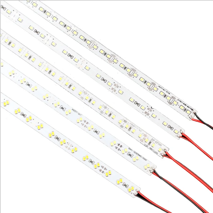 Hard light bar SMD2835 144P 220V double row Linear light Aluminum Maximum connection length 5pcs high lumen flexible strip