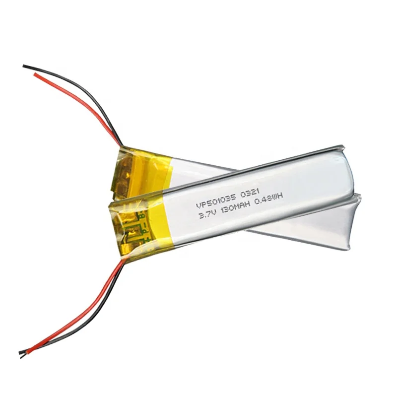 Заряжаемый на заказ тонкий полимерный литиевый аккумулятор 501240 Lipo 1S 3 7 в 200 мАч для наушников Mp3 GPS PSP