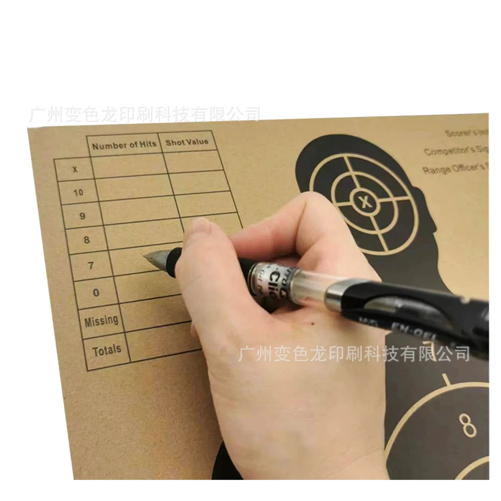 Professional Archery Target Paper Three-layered Steel Tile with Plastic Feather for Compound Recurve Bows Bamboo Shaft Shooting