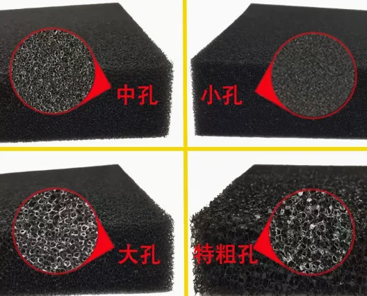 Sponge factory polyurethane filter cotton black trash can air conditioner dust-proof sewage treatment aquarium water
