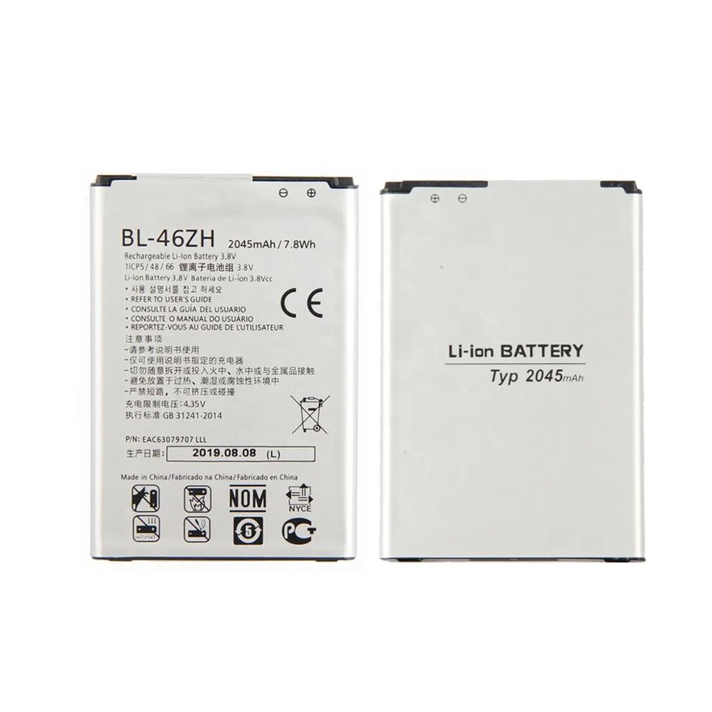 Rechargeable Li-Ion Battery BL-46ZH for LG K7 K8 MS330 LS675 Tribute 5 K350N BL 46ZH