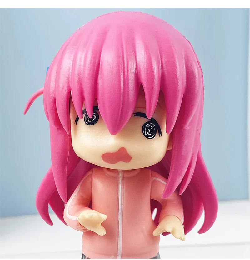 5 pcs/set Anime BOCCHI THE ROCK Q Version Cute Girl Doll Model Figure