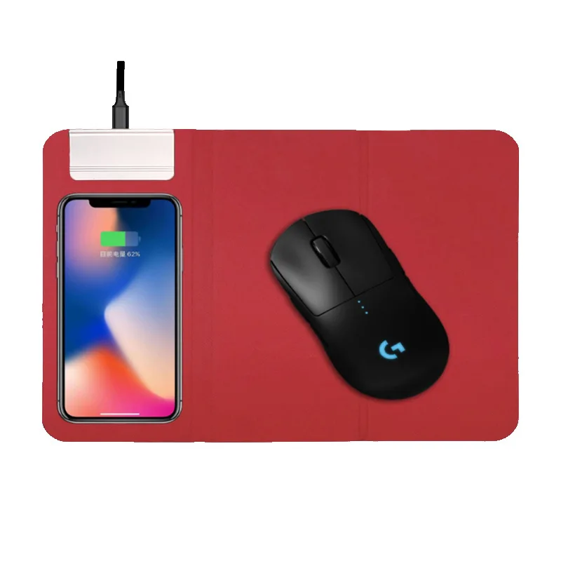 Foldable 15W Wireless Charger Mouse Pad Corporate Promotional & Business Gifts Item Gift Sets