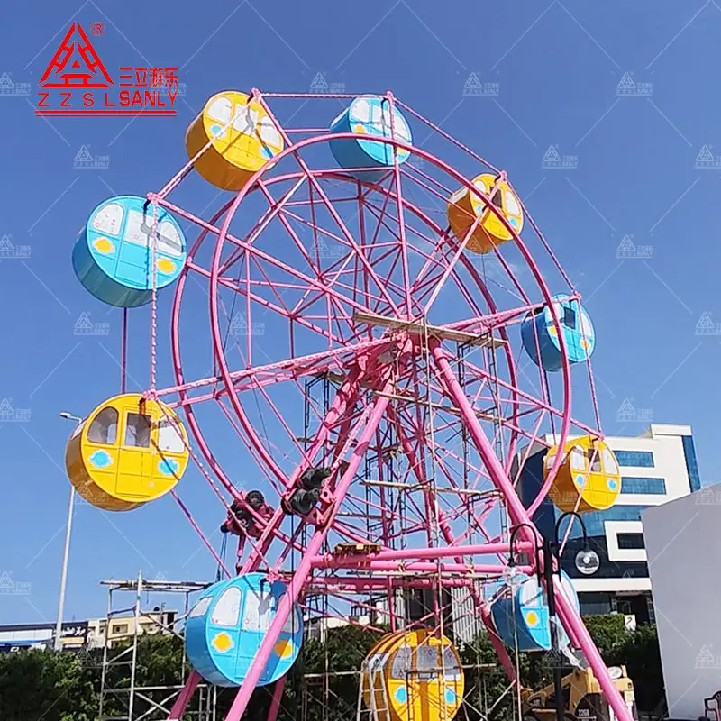 China Manufacturer Carnival Theme Park Equipment 15M Mini Amusement Ferris Wheel Rides for Sale