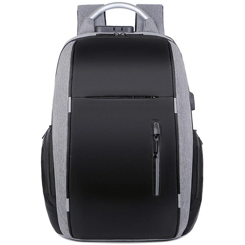Men and Women OEM Customized USB Charging Port Business Waterproof College School Computer Smart Laptop Backpack