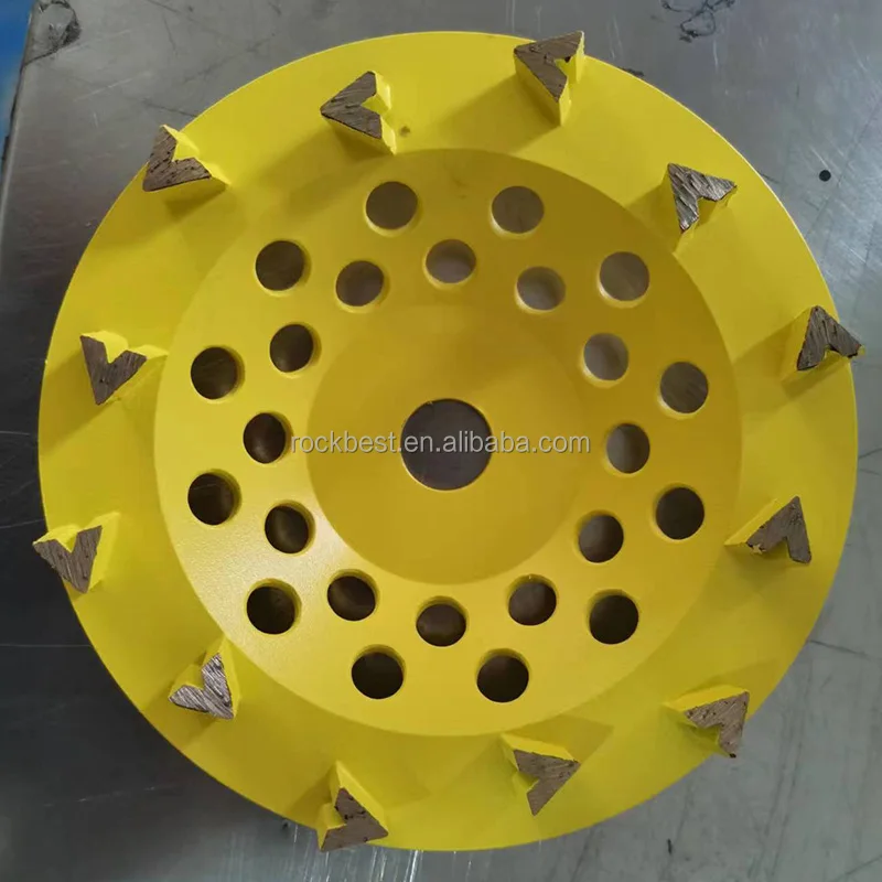 concrete and stone floor diamond grinding wheel