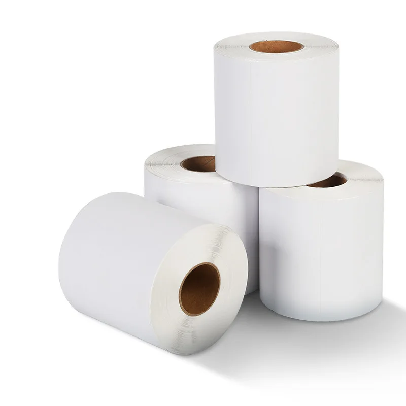 4x6 Shipping Label A6 Thermal Sticker Paper Thermal Printer Label Paper Waterproof Adhesive Sticker 5 Rolls in a Shrink Wrap CY