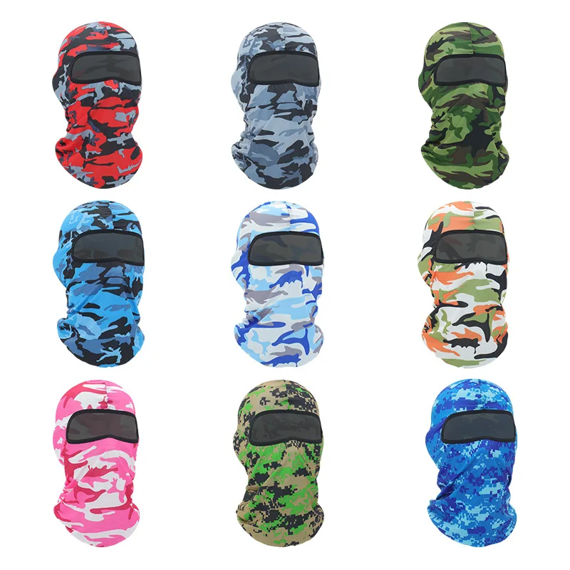 Small  MOQ CS game mask custom logo face mask face Cover Ski Mask 1 hole balaclava cap hat