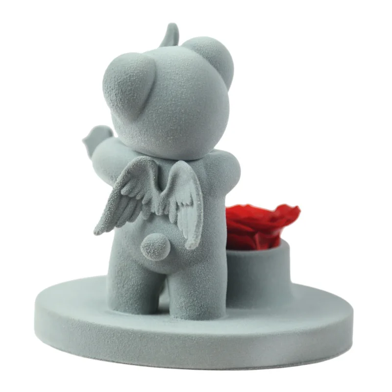 2019 Роза подарок на день Святого Валентина Мишка-роза мишка для девочек медведь плюшевые игрушки Подарочная коробка тедди