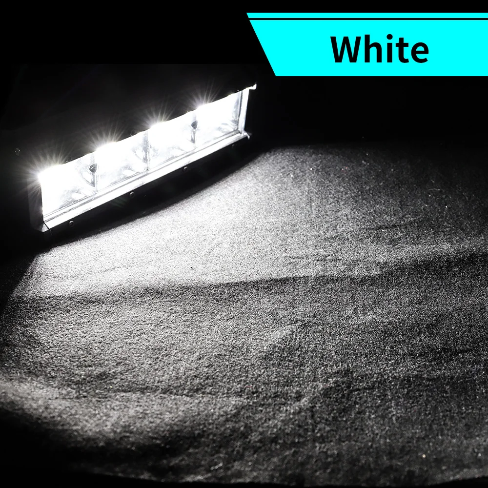 DXZ 9 inch 108W CAR LED Work Light LED Bar Light for Motorcycle Tractor Boat Off Road 4WD 4x4 Truck SUV ATV