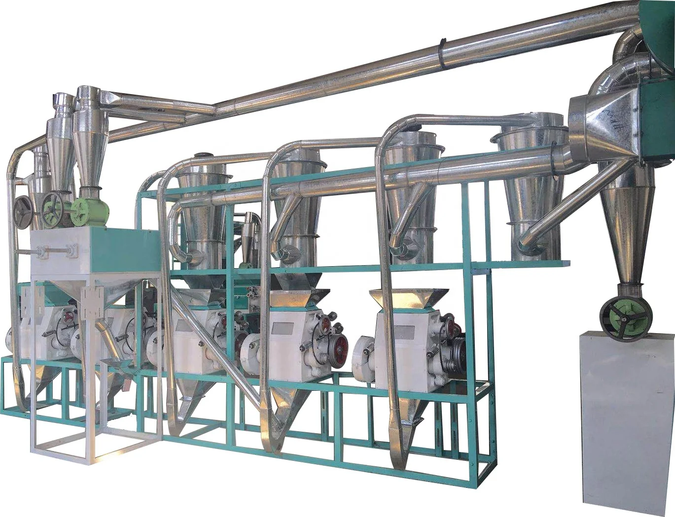 New Design Food Grade 5-15 Td  Maize  Grinding Milling Machine/Flour Processing Line