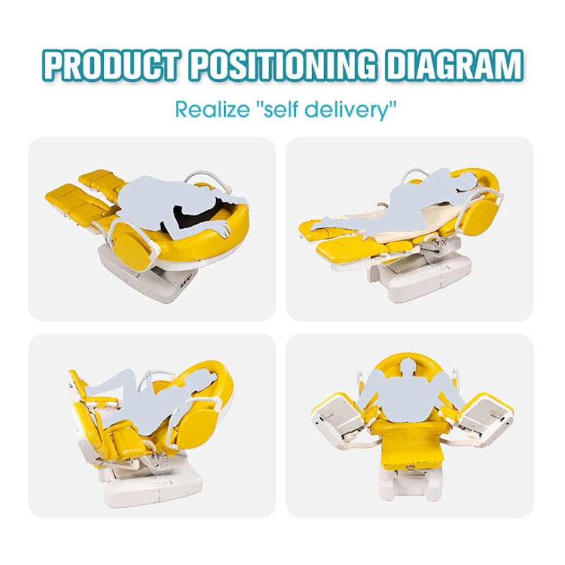 High Quality Multifunctional Hospital Equipment Gynecology Delivery Bed Obstetric Table