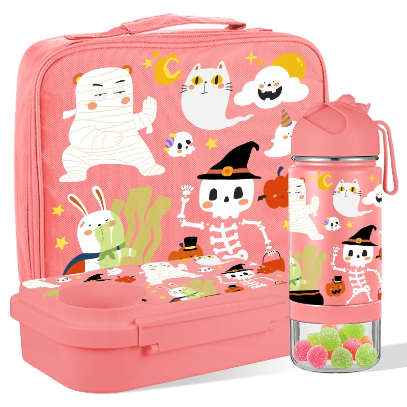 New Design 450ML School Children Kids Portable Lunch Box Microwave Safe Food Lunch Box
