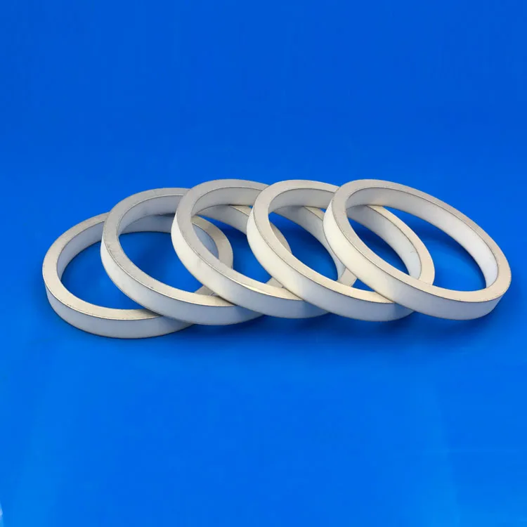 High Voltage Alumina Refractory Electronics Industry Plating Ni Metallized Ceramic Ring