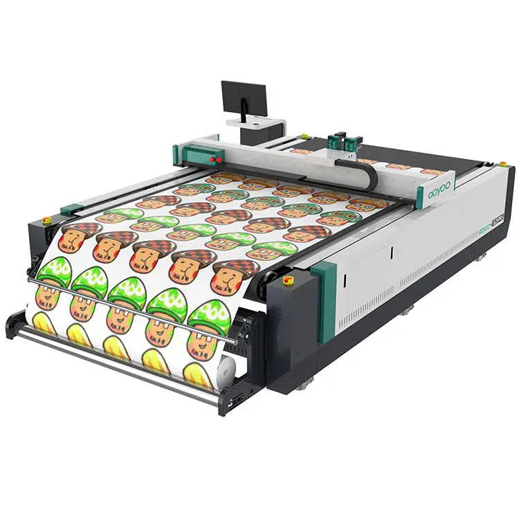 
AOYOO automatic digital die board card a3+ foaming and car floor mat cushion cutting machine box cut with cutter ploter 