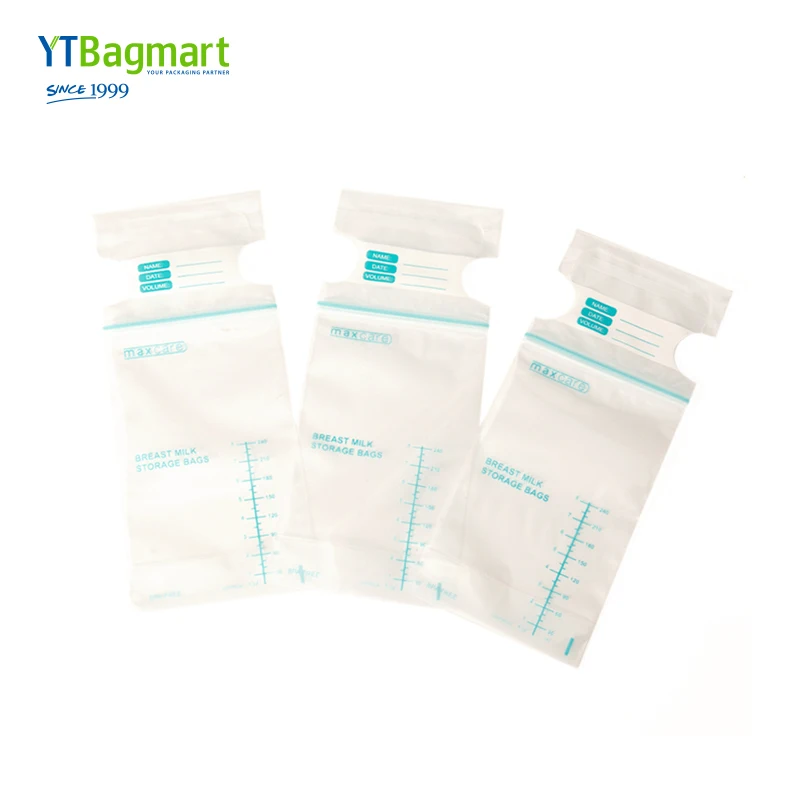 Factory Price Plastic Breast Milk Storage Bag For Storing And Freezing Ldpe Breastmilk Storage Bags