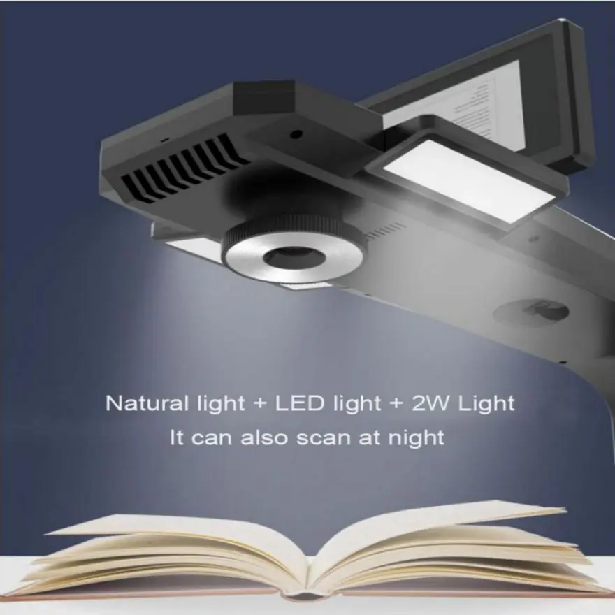 High Speed High Definition Fixed Focus Document Scanner Ocr Pro Usb Desktop 20MP A3 Portable Document Camera