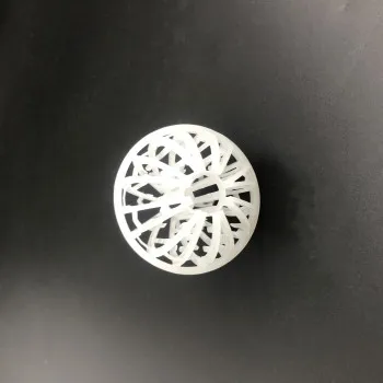 Plastic tri-pack media Tri-pack ball for watertreatment