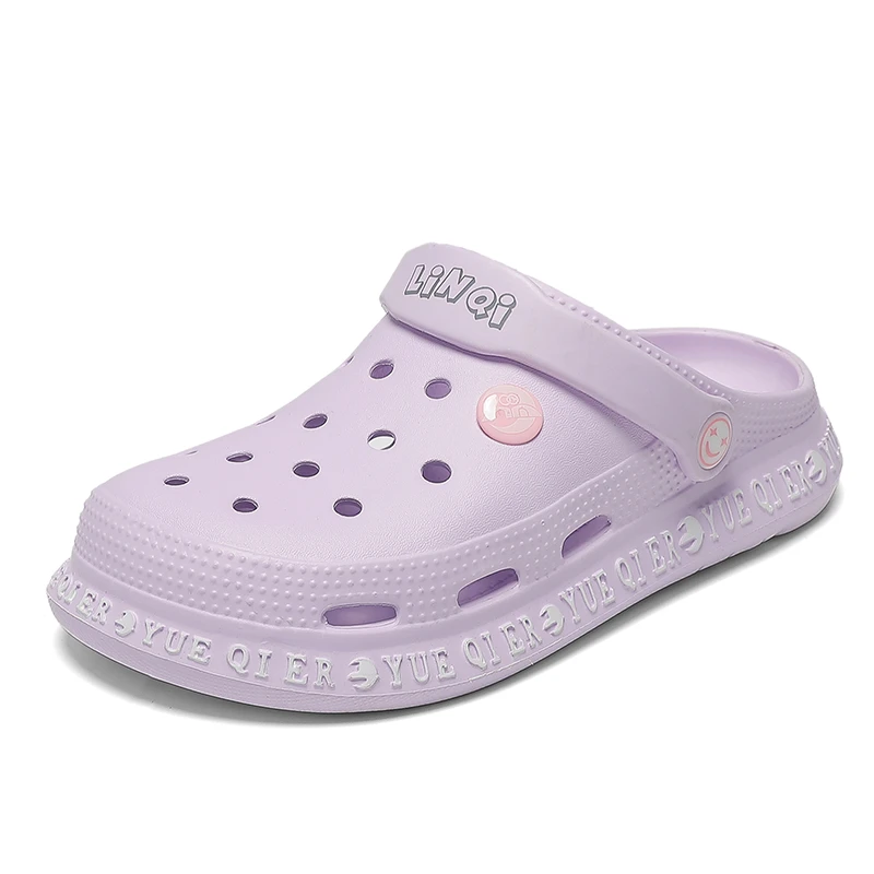 
Садовая обувь для мужчин и женщин, цветные сабо из ЭВА, пляжная обувь для пар 