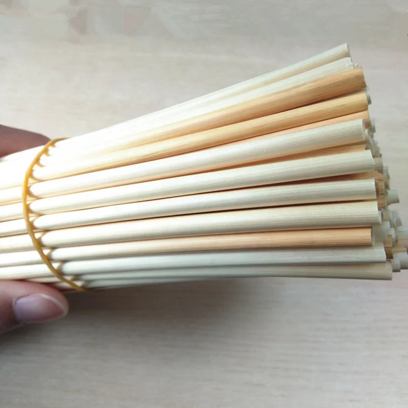 Manufacturer supply Eco-Friendly straw 100 pieces per pack natural biodegradable 20 cm 4-5 mm wheat drinking straw