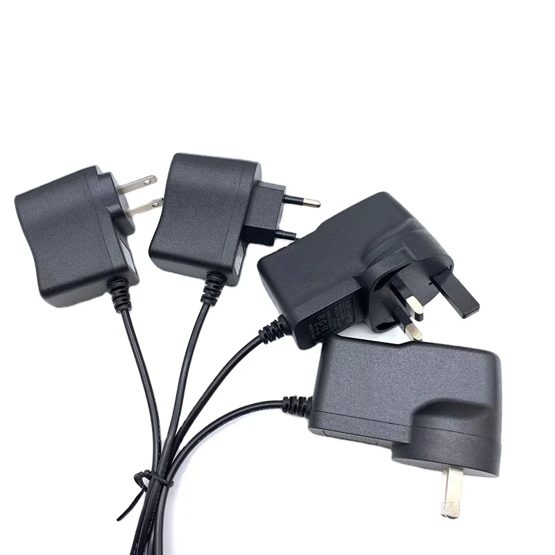 Factory direct Sale  EU US AU UK KR  plug AC DC power adapter charger 5v 1a 2a  for spy camera