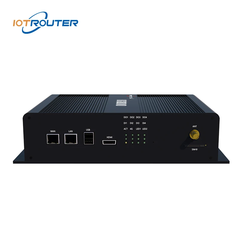 IoT Edge Computing Industrial 4G RJ45 LTE BACnet Modbus Gateway for Logic Control Solution