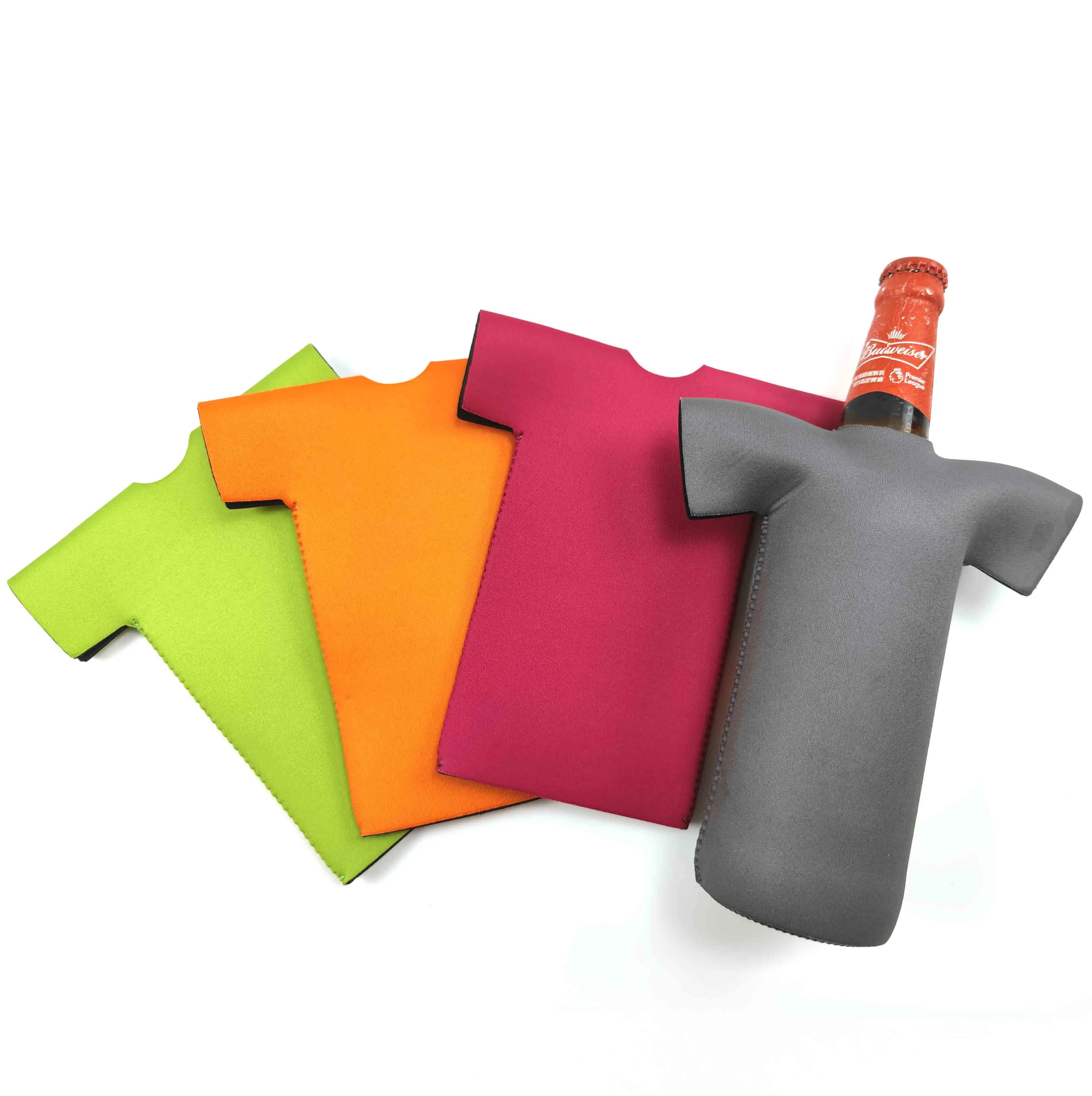 2022 custom wholesale neoprene blank beer drink can cooler can coozies t shirt type design  for Promotional Custom Logo Printed