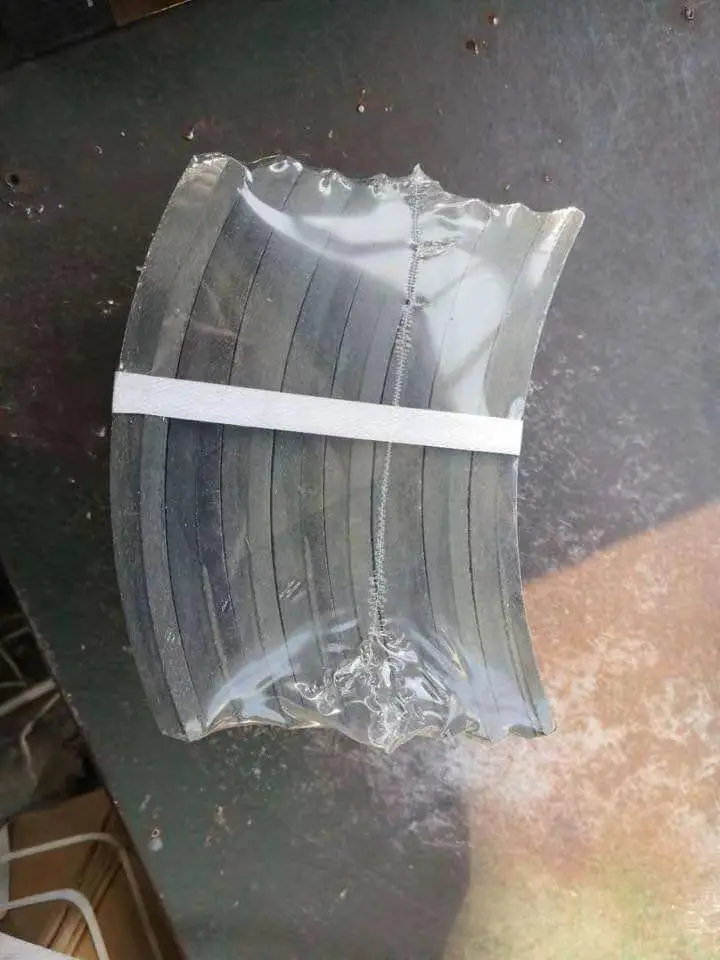 Brake Lining Manufacturing Non-asbestos Material RN/100 MB brake lining Sheet Brake Shoe Lining 19934 For Trucks