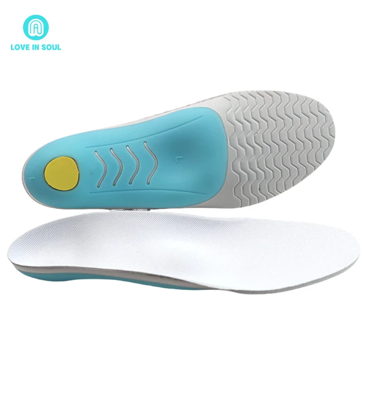 Arch Support Insole Shock Absorption Foot Protection Shoes Insert Antimicrobial Flat Feet Orthopedic Insoles Custom Orthotics