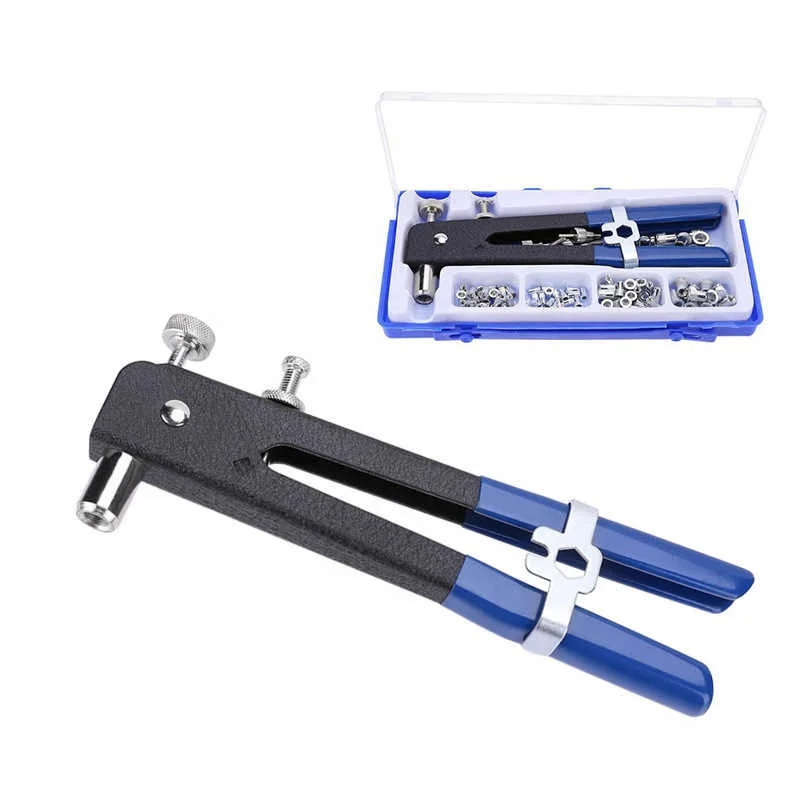 86pcs вытяжная заклепка пистолет Heavy Duty гайка Резьбовая вставка ручной клепальный набор M3-M8 заклепочные гайки гвоздя ружье бытовые инструменты