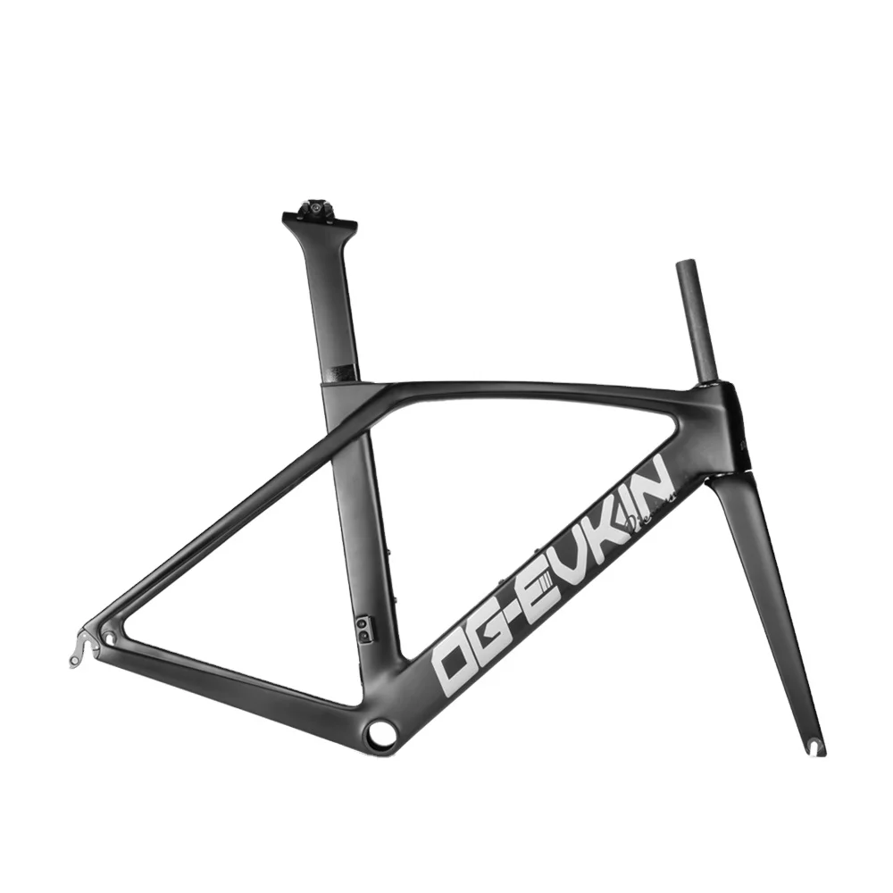 CF-026-V AERO Carbon Road Frame Internal Cable Routing Bicycle Rim V-Brake BB86 700C