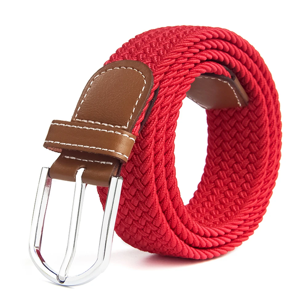 Colorful Fabric woven stretch elastic Golf belt for Men/Women
