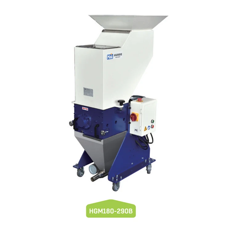 New arrival HGM180-290 HUARE recycling plastic shredder plastic granules cutter virgin pp granules