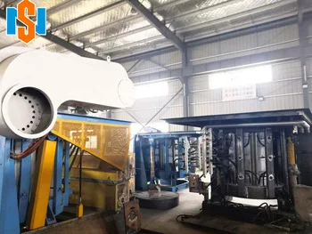 Steel shell smelting furnace for melting iron  steel
