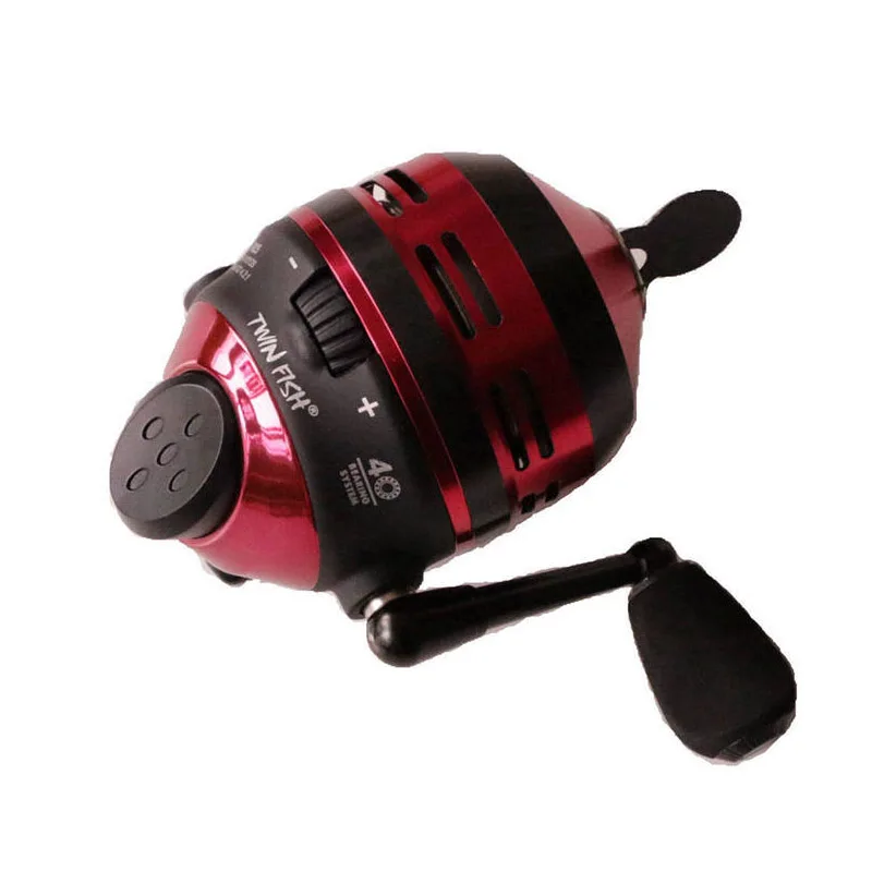 TR25 Slingshot  Fishing Reel Shooting Fish 3+1 BB Metal Closed Wheel Outdoor Catapult Hunting with Wrist guard 5#PE line 40M