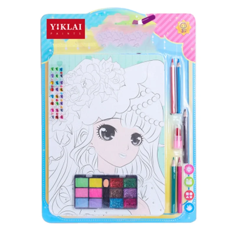 Детские игрушки для макияжа DIY принцесса макияж живопись