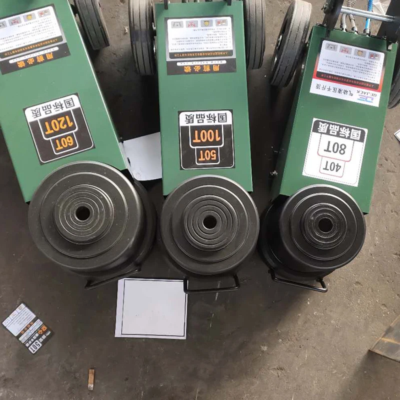 Hot selling 30ton 50ton 120ton Truck Repair Jack Pneumatic Car Lift Jack Trolley Hydraulic Air Jack