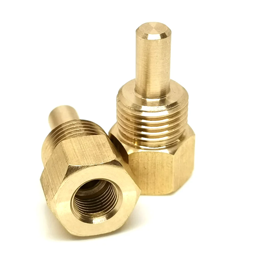 temperature sensor housing brass threaded sensor housing for NTC sensor