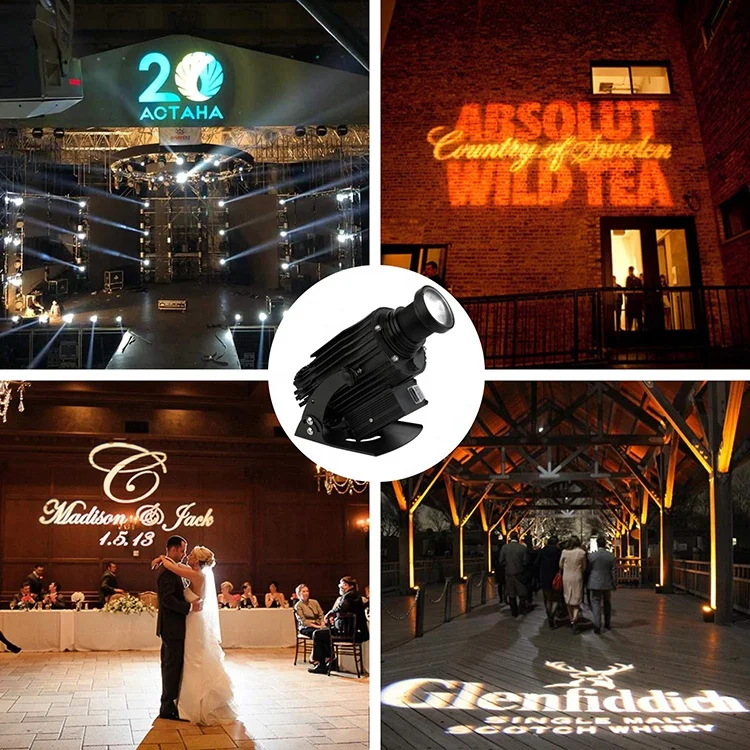 
Outdoor Waterproof with Manual Zoom 40W Professional LED Logo Gobo Projector 