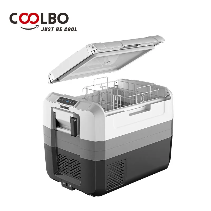 China Factory Wholesale CFR-65 Portable Cooler 12v Refrigerator 65L Mini-fridge with Door to Door Shipping