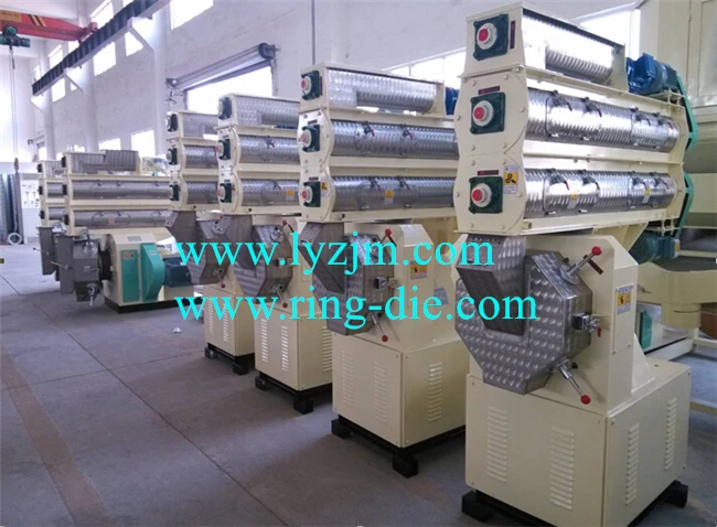 HKJ 250 /SZLH 250 1-2t/h animal feed pelleting machine chicken /cow /goat fodder granulating machine feed pelletizer