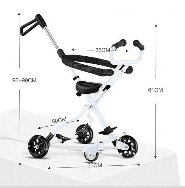 2019Popular outdoor shopping folding magic stroller,5 wheel portable baby carriage