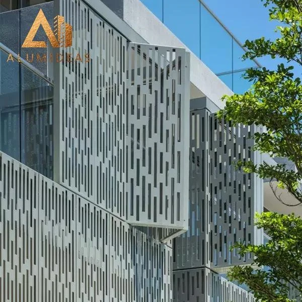 Aluminium Perforated Facade Alumideas Factory Price 1100 H24 Temper Economic Panels