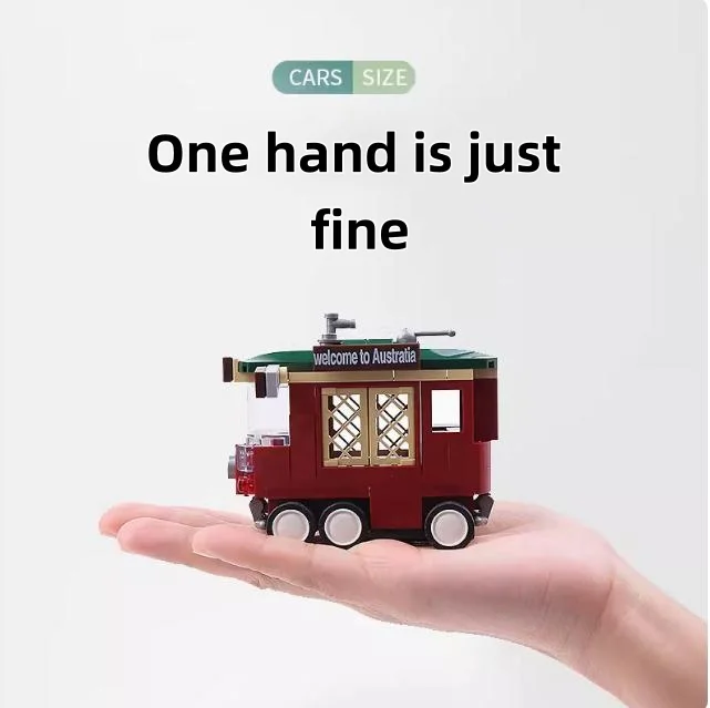 2024 MOC Technology Mini station Wagon Model Car Education Car brick Static plastic set assembly model building blocks