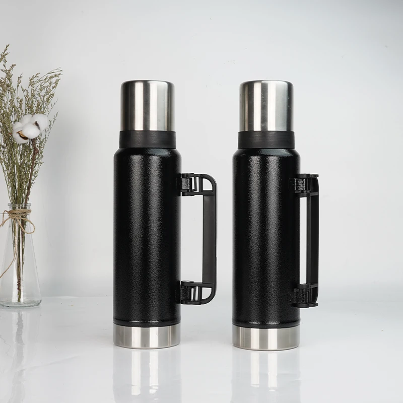 explorer outdoor travel 1.0L thermos pot portable ultra-light stainless steel large-capacity field thermos