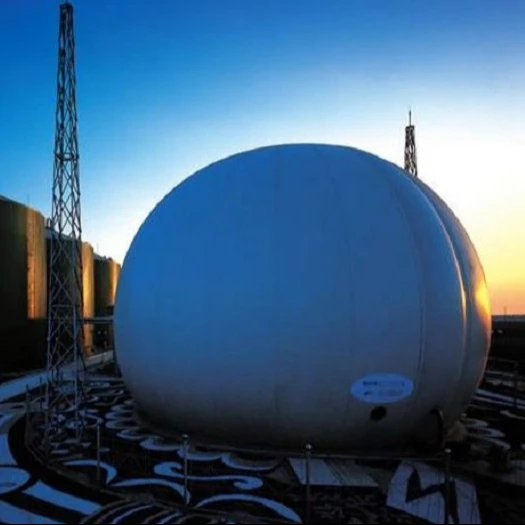 Wholesale PVDF biological digester doubles big biogas plant membranestructure  biogas holder