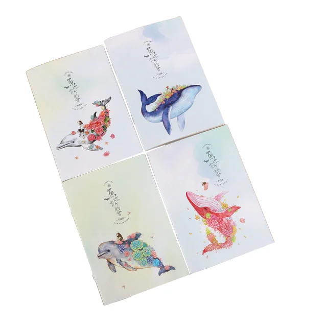 Promotional paper cute small journal notebook stationary notepad school notebooks