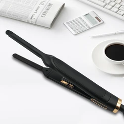 Professional heat pressing ceramic security curling Hair straightener flat iron heated electric straightening